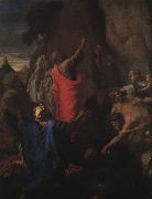 Nicolas Poussin Moses Bringing Forth Water from the Rock oil painting picture wholesale